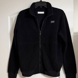 Abercrombie Kids Black  Zip-Up Sweater